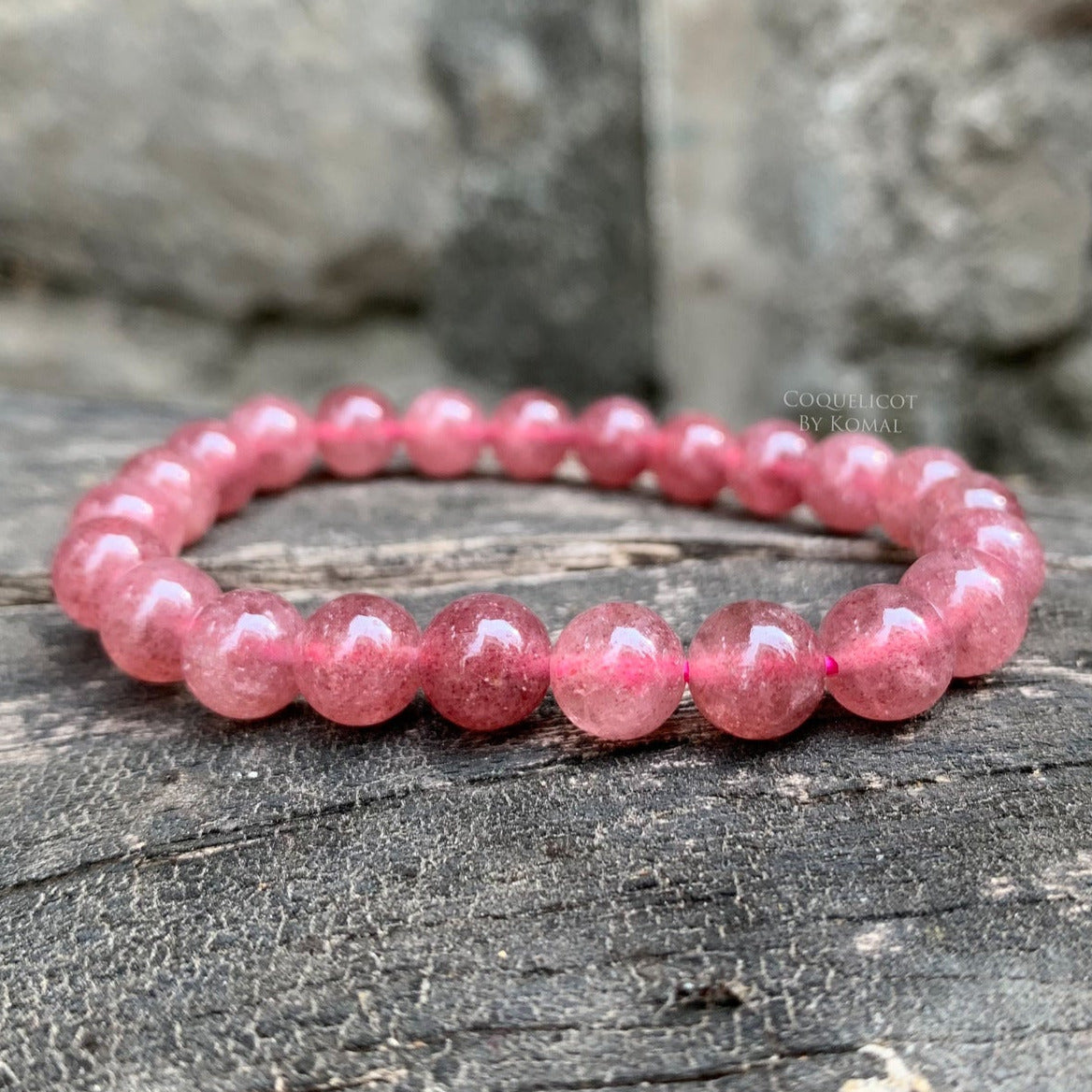 Rose quartz clearance crystal beads