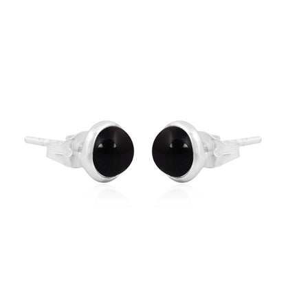 6mm Black Obsidian earrings - dainty women's jewellery that is a perfect spiritual and unique gift.